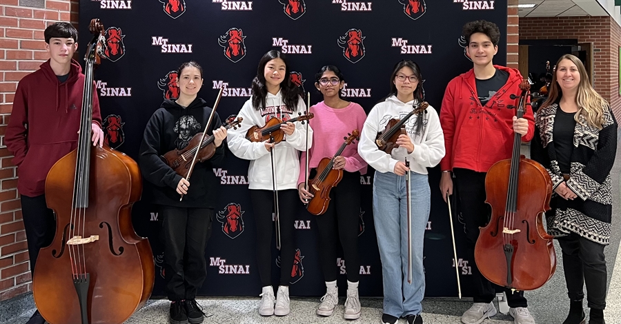 Members of the LISFA Secondary Orchestra