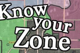 Know your zone text over boundary map