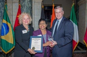 Jane Gehlhausen, Sandra Brown, Mayor Ballard