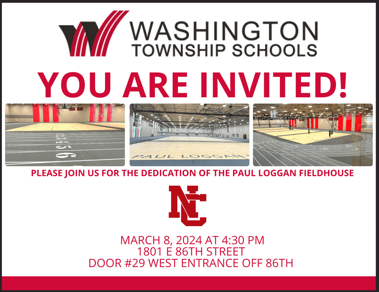 Paul Loggan Fieldhouse Dedication