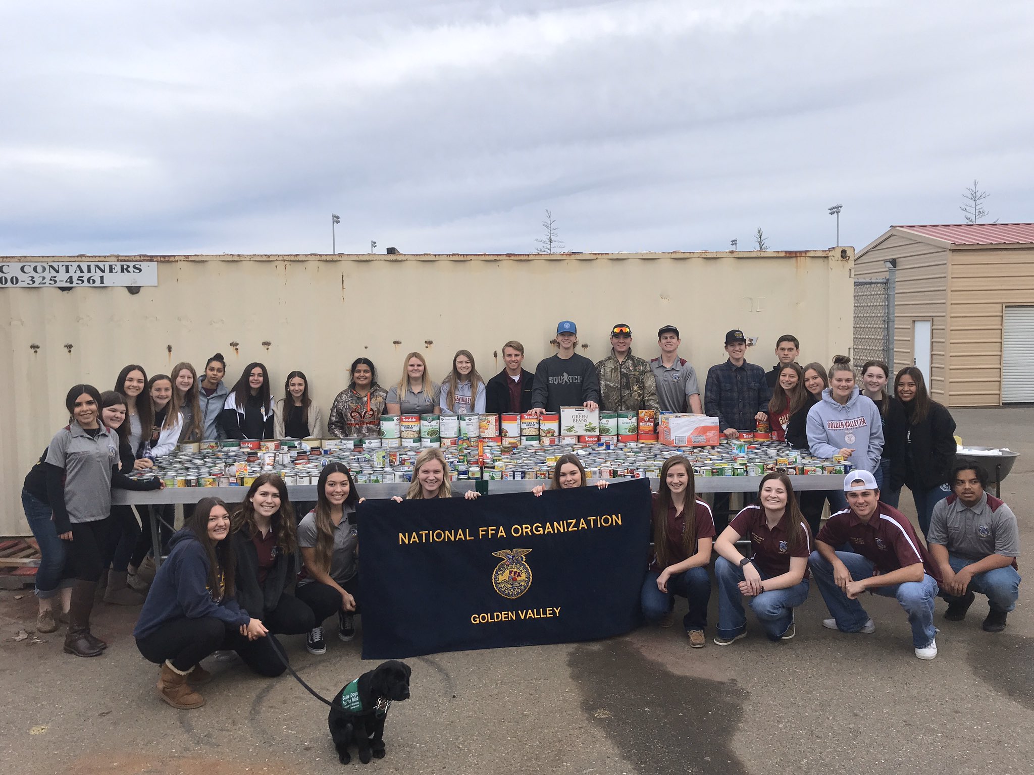 Canned food drive