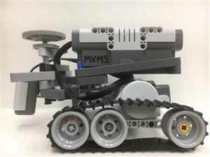 Picture of a Lego Mindstorms Robot.