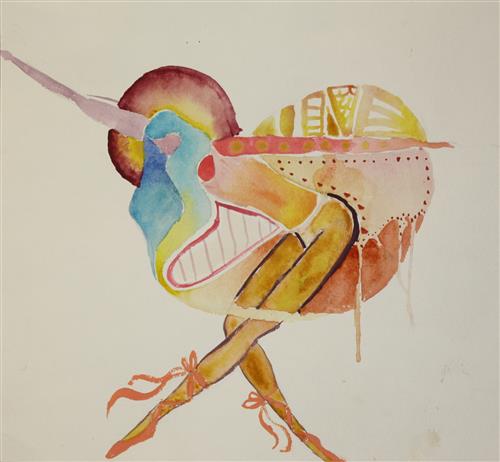 watercolor dancer 