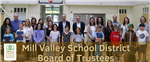 march board meeting highlights photo with students who were recognized by the board 