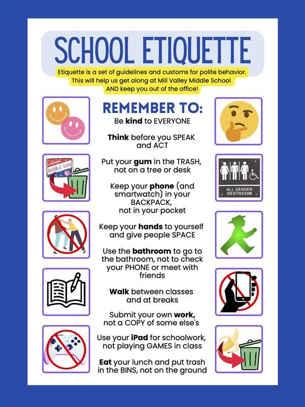 MVMS School Etiquette