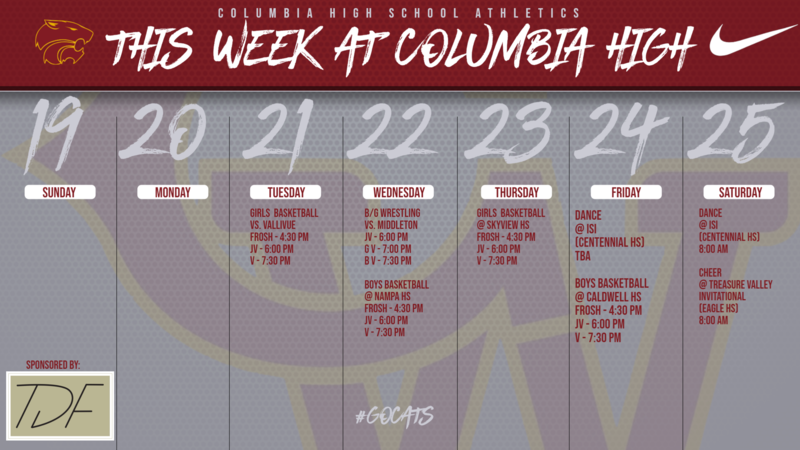 calendar graphic of this week