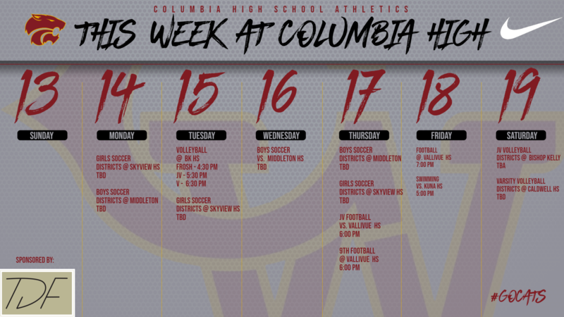 weekly calendar graphic