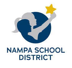 Nampa School District square logo