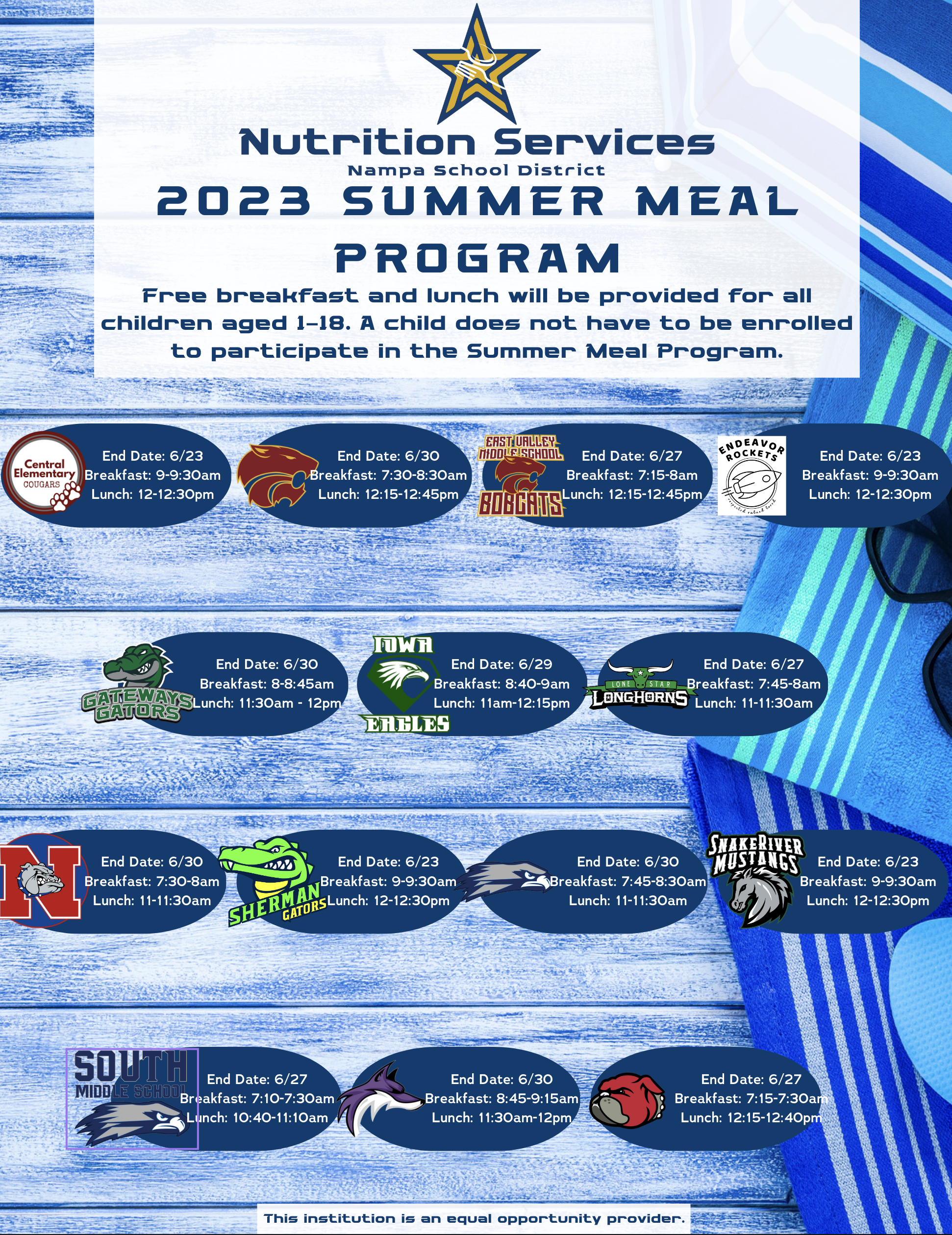 NSD Summer Meal