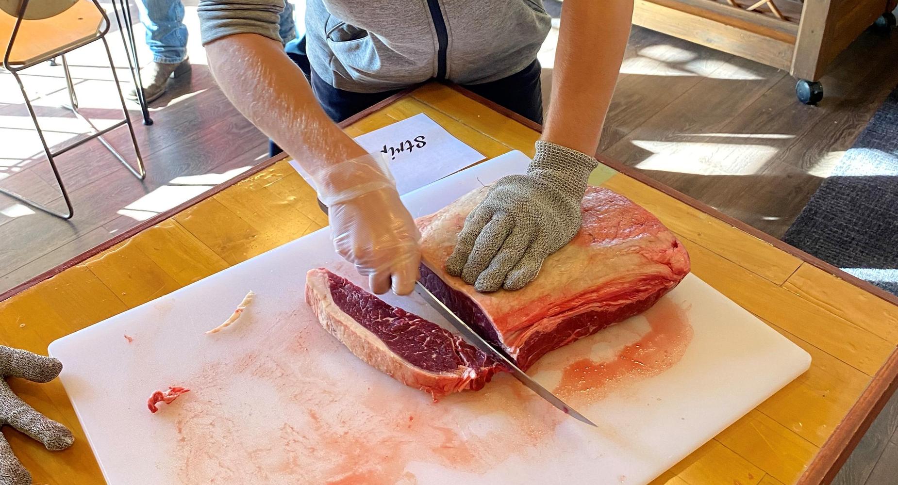 Student in Culinary class