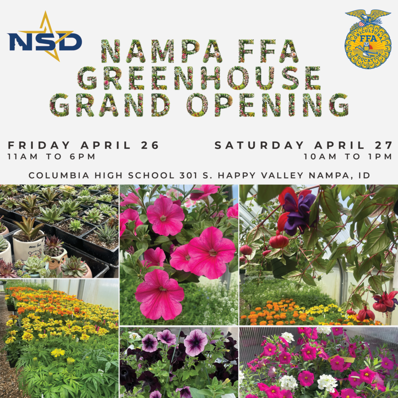 Nampa FFA Greenhouse Sale