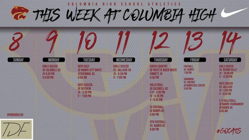 weekly calendar graphic