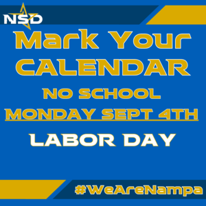 No School Labor Day