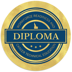 Image of Workforce Readiness and CTE diploma seal.
