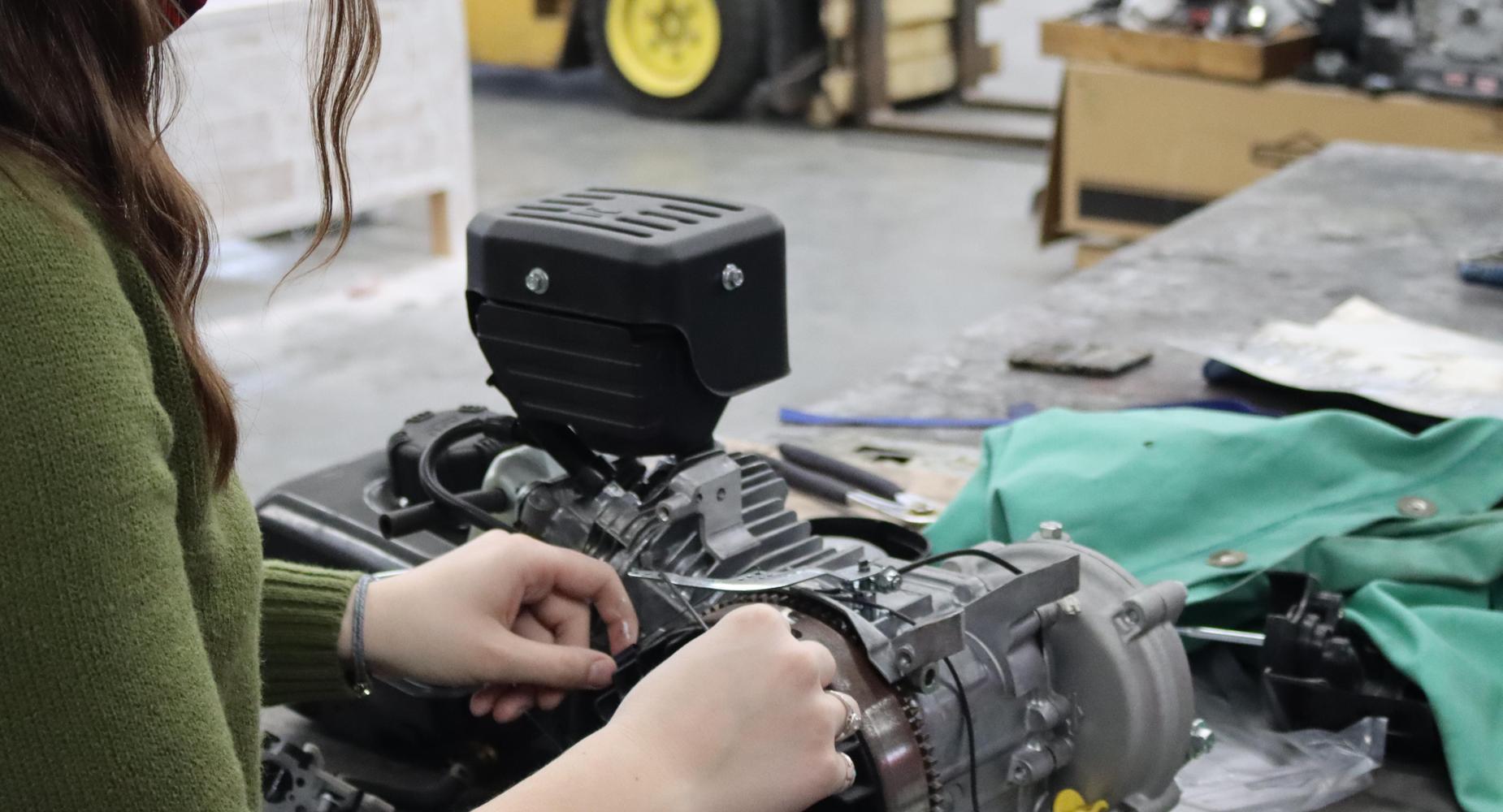 Ag Mechanics Student