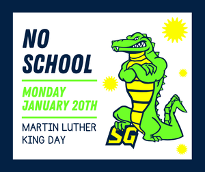 No School - January 20th