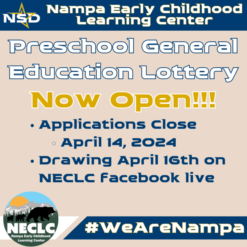 Preschool Lottery Now Open