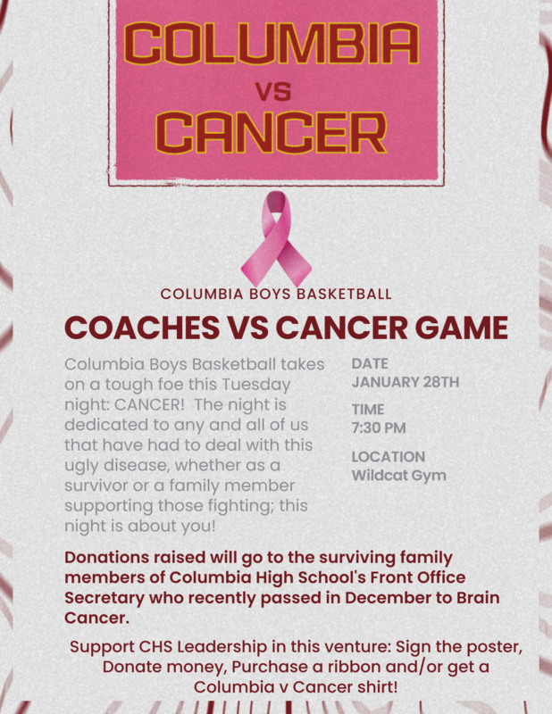 graphic of coaches v cancer