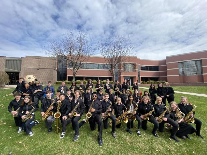 Jazz band group photo