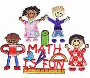 Math is fun kids drawing clipart graphic