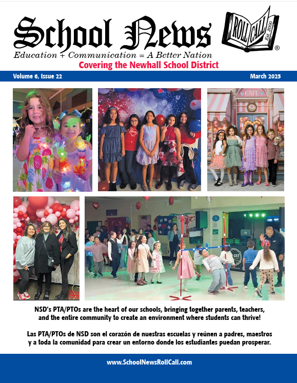  Cover of March 2025 School News Magazine