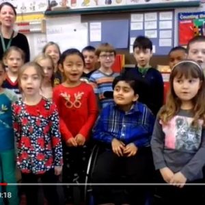 Ms. Maggio’s 1st Grade Class on Western Mass News Morning Message – Jan 8, 2018