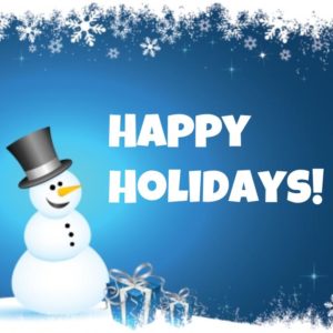 Principal Canata’s Weekly Message – December 16, 2018