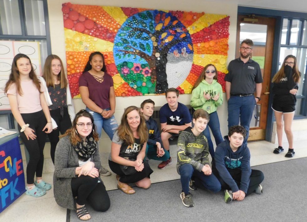 Bottle Cap Mural comes to Fruition