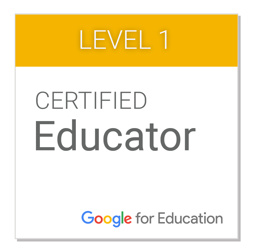 Google Level 1 Certified Educator