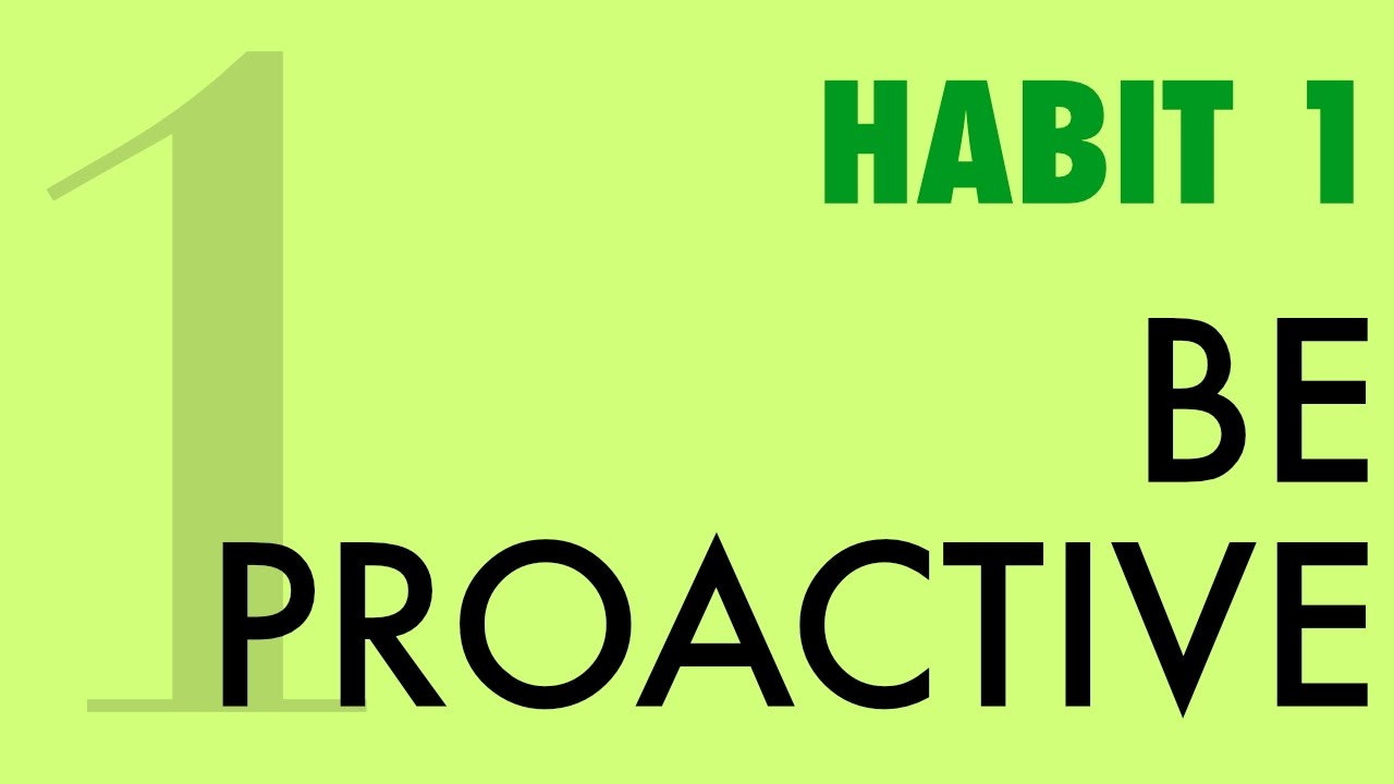 HABIT 1