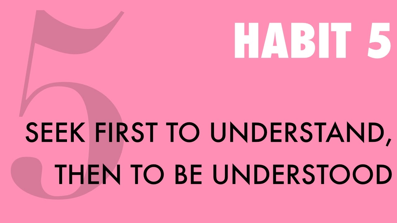 HABIT 5