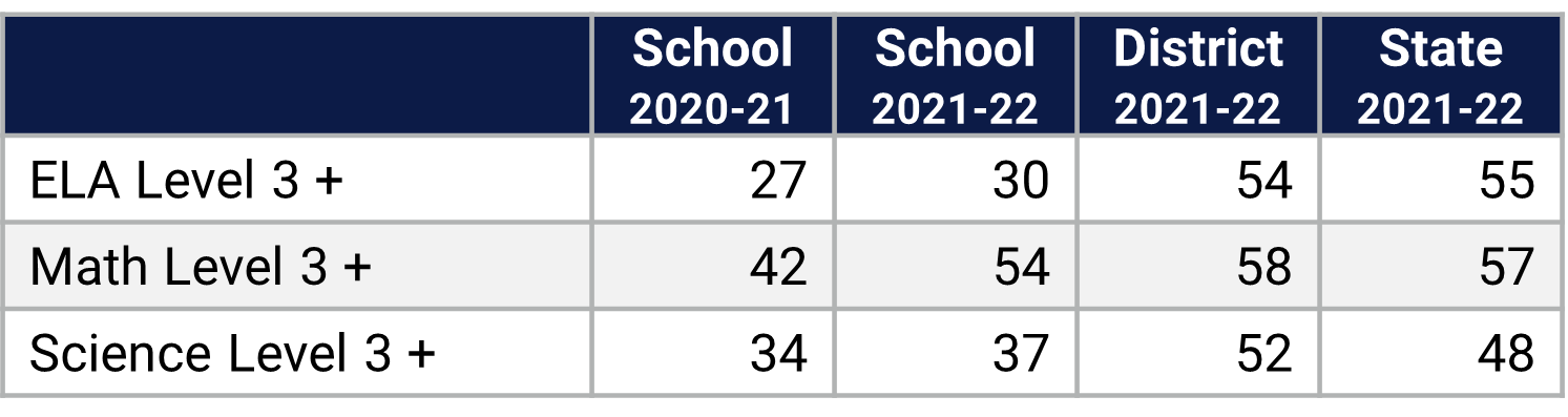 Ivey Lane ES Florida Statewide Assessment Data