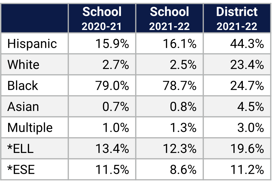 Mollie Ray ES Demographics