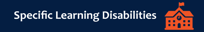 Specific Learning Disabilities Banner