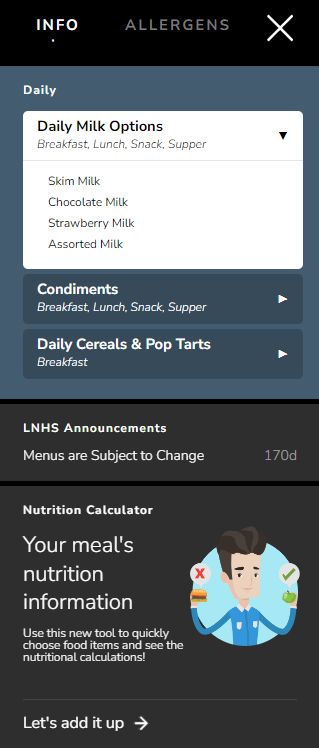 Meal Viewer 2