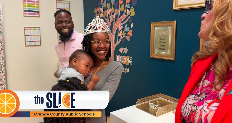 Palmetto Elementary teacher Mickeya Harris sees classroom makeover for the first time