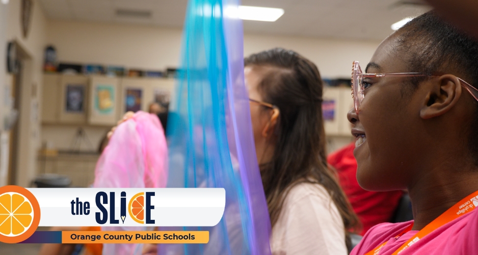 ESE students at Lake Nona HS smile during their access music class