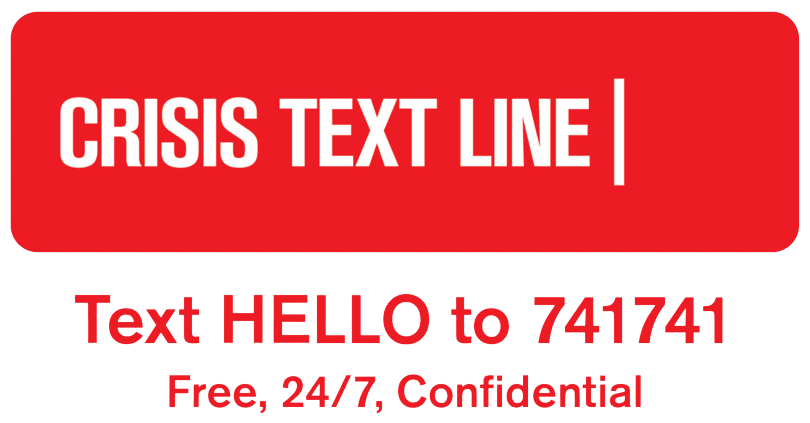 Crisis Text Line: Text Hello to 741741 Logo