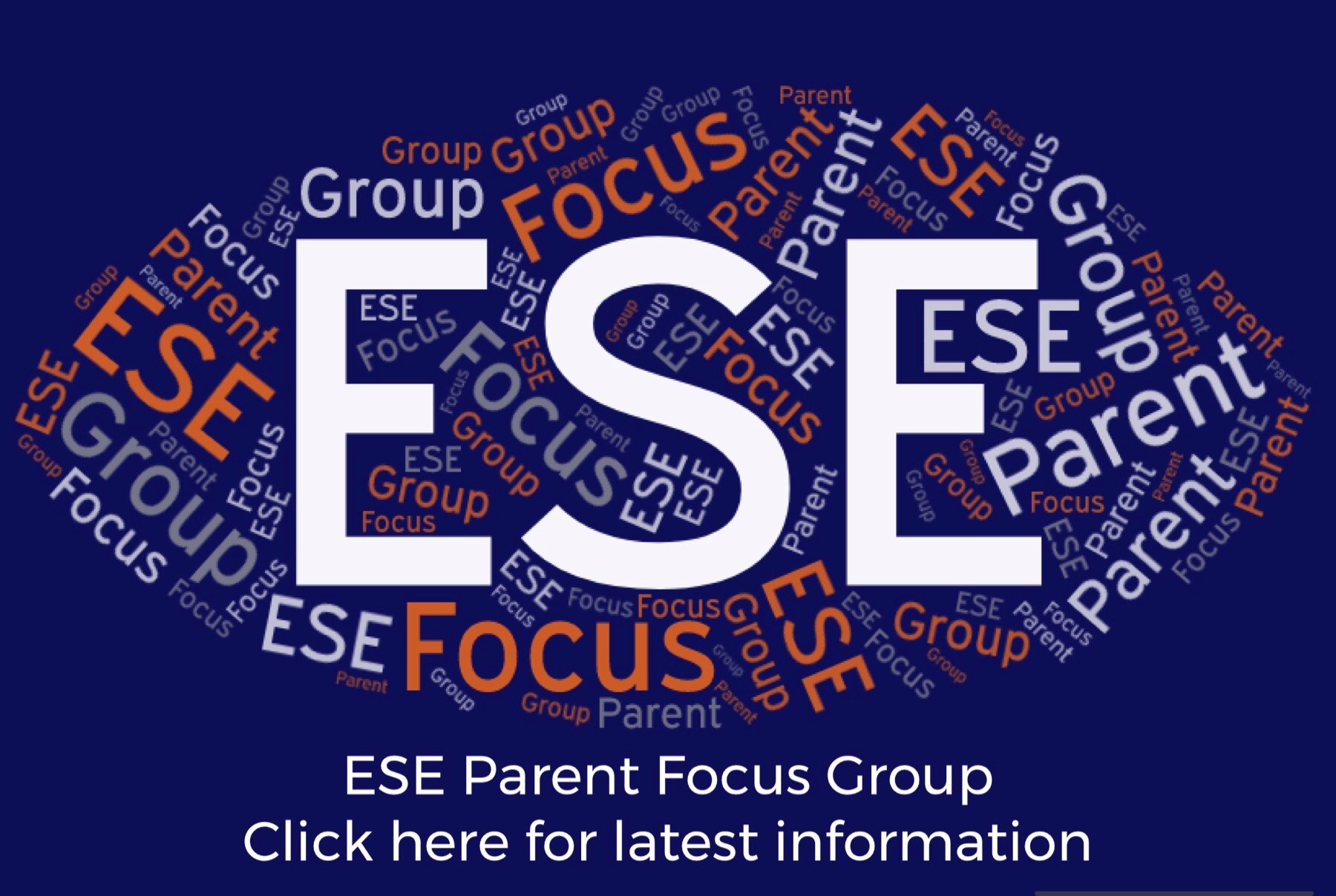 ESE Parent Focus Group - Click here for latest information