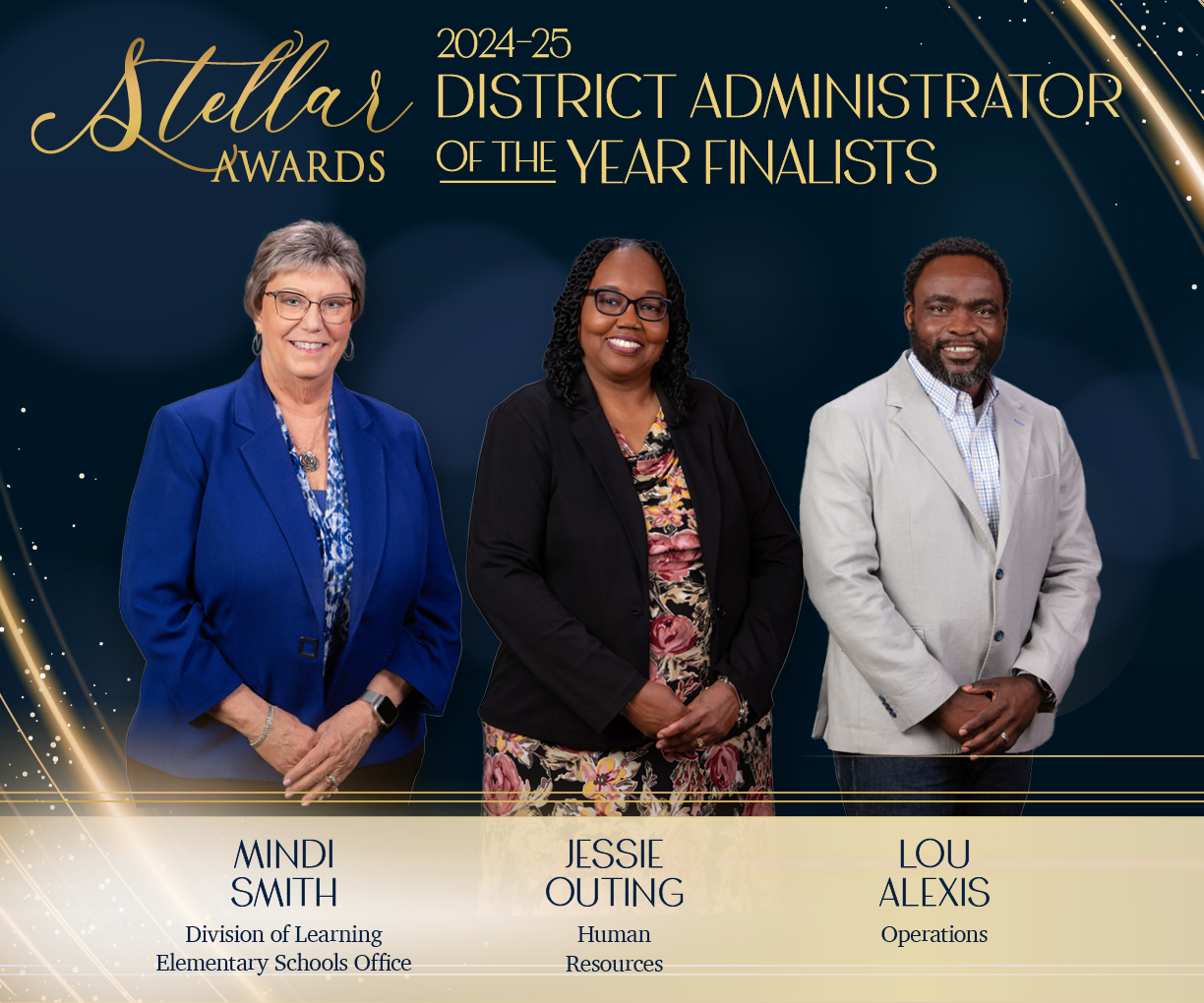 Congratulations to the District Administrators of the Year Finalists