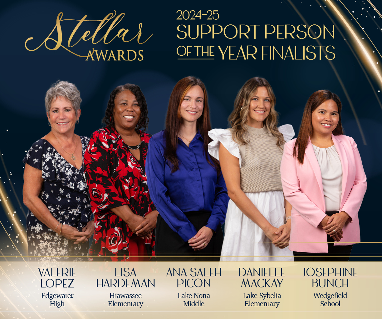 Congratulations to our Support Person of the Year Finalists