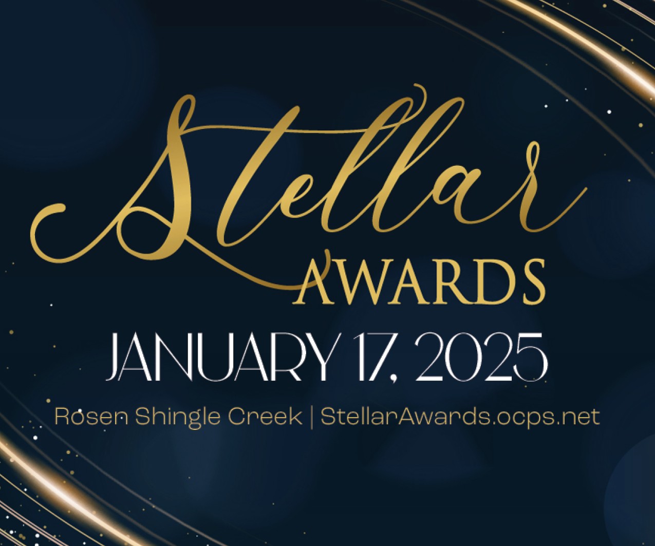 The Stellar Awards will take place on January 17 at the Rosen Shingle Creek. Click here to learn more.