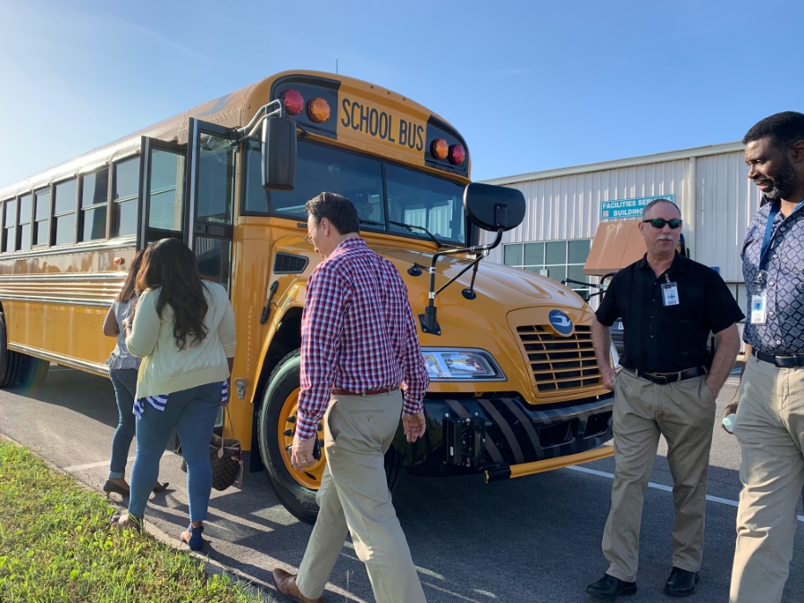 loading the bus