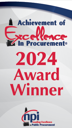 National Procurement Institute Award of Excellence