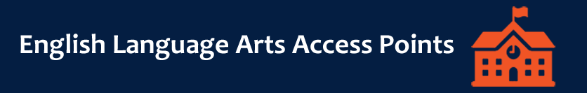 English Language Arts Access Points Banner English Language Arts Access Points Banner