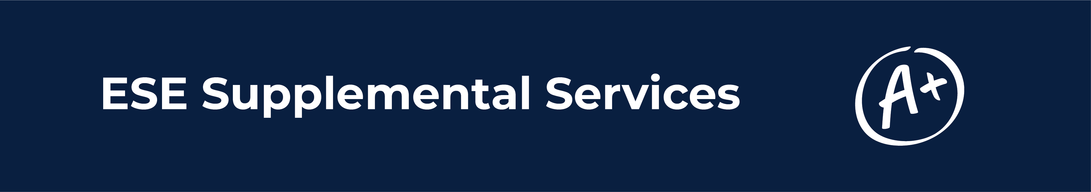 ESE Supplemental Services