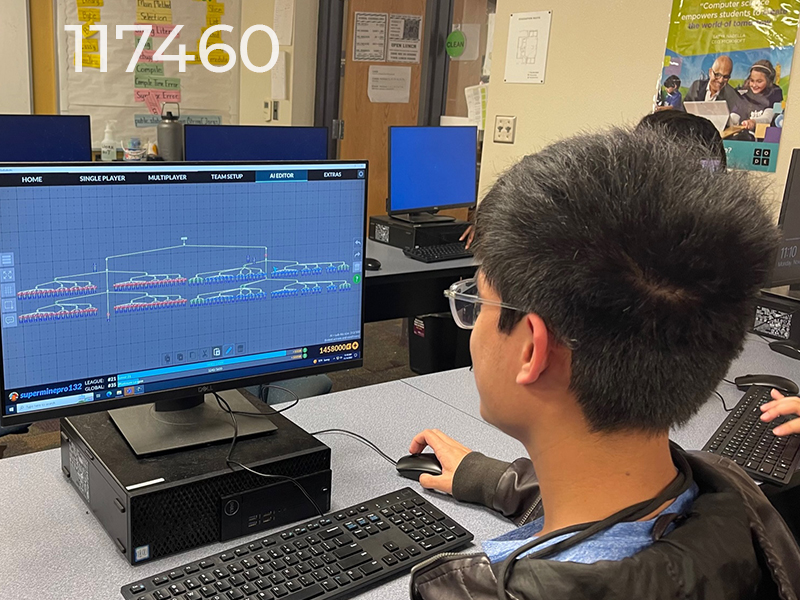 An AI student at University HS