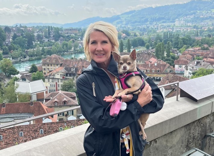 Susan Abbe and Bella