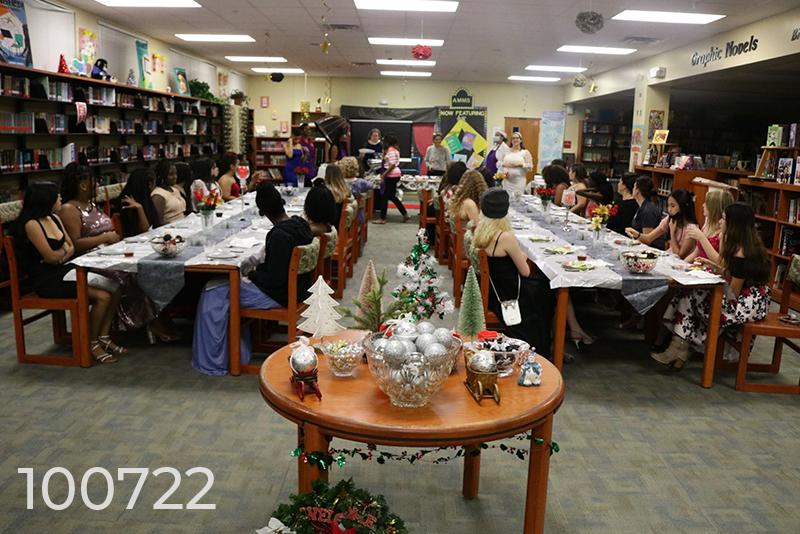 At a recent event, Find Your Voice students practiced etiquette and celebrated their successes.