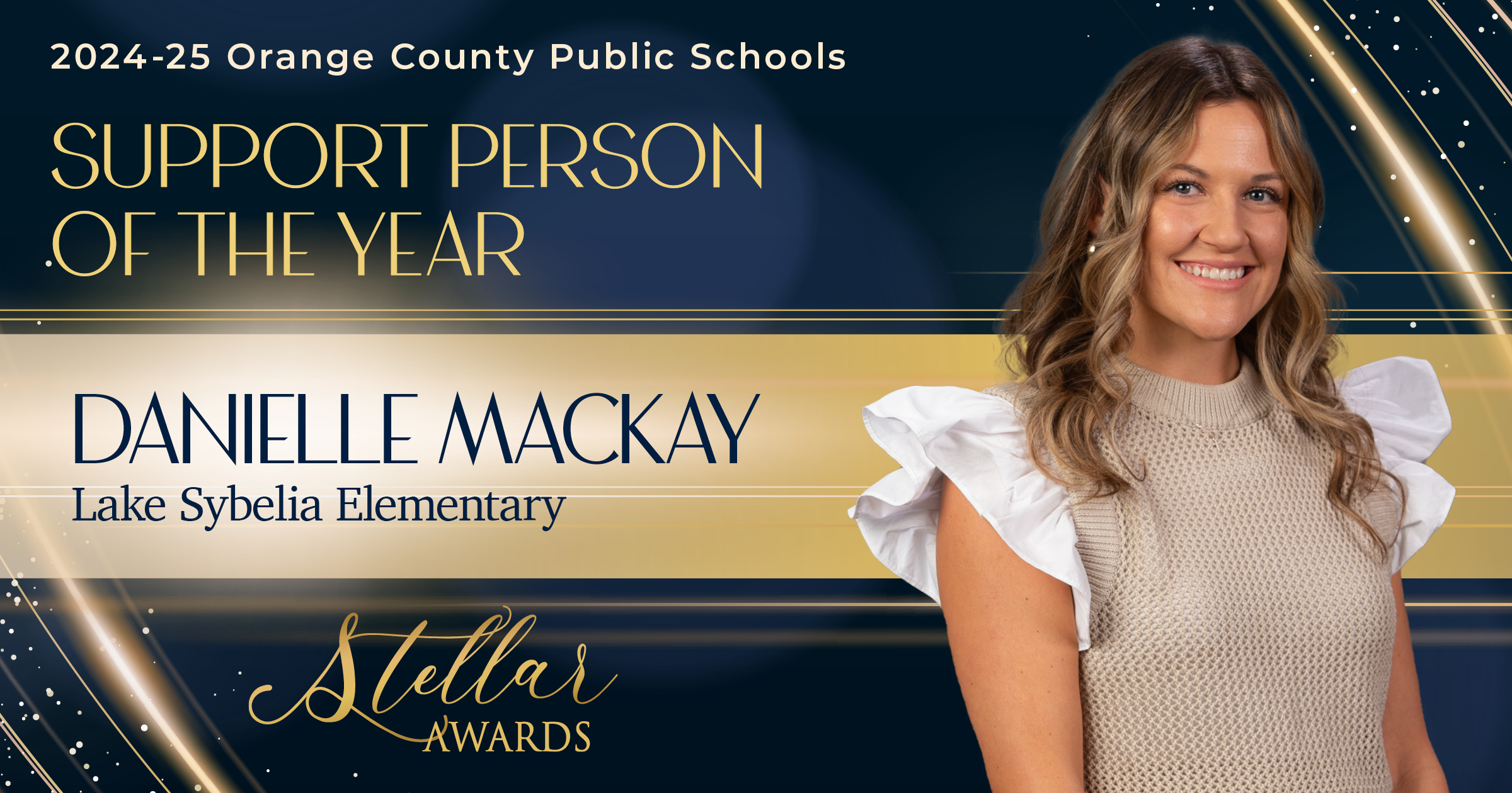 Support Person of the Year graphic.